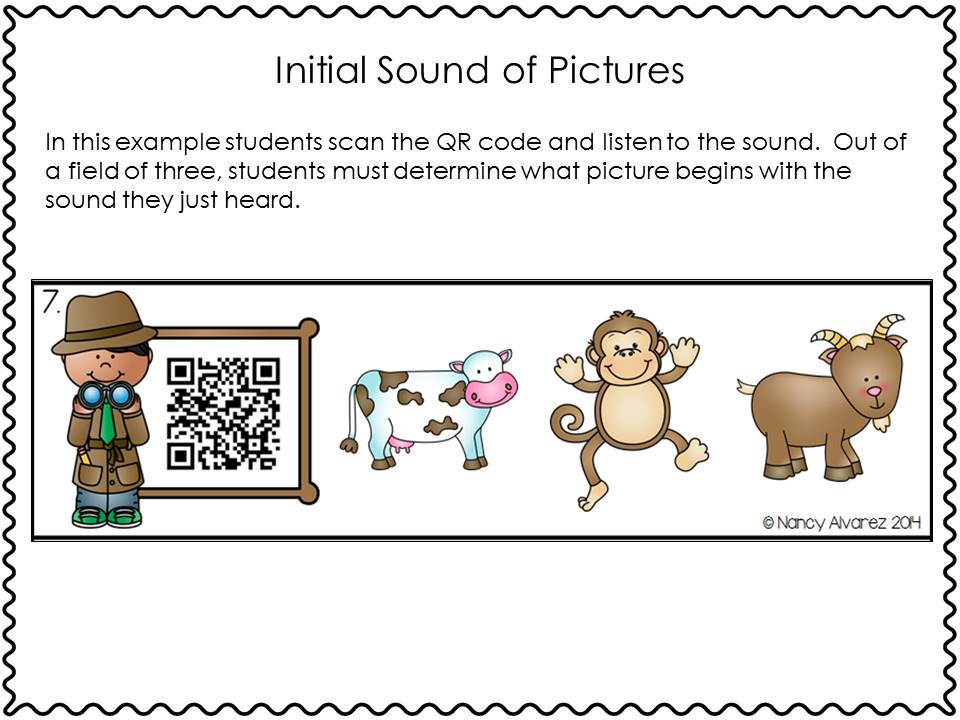 QR Code Initial Sounds 