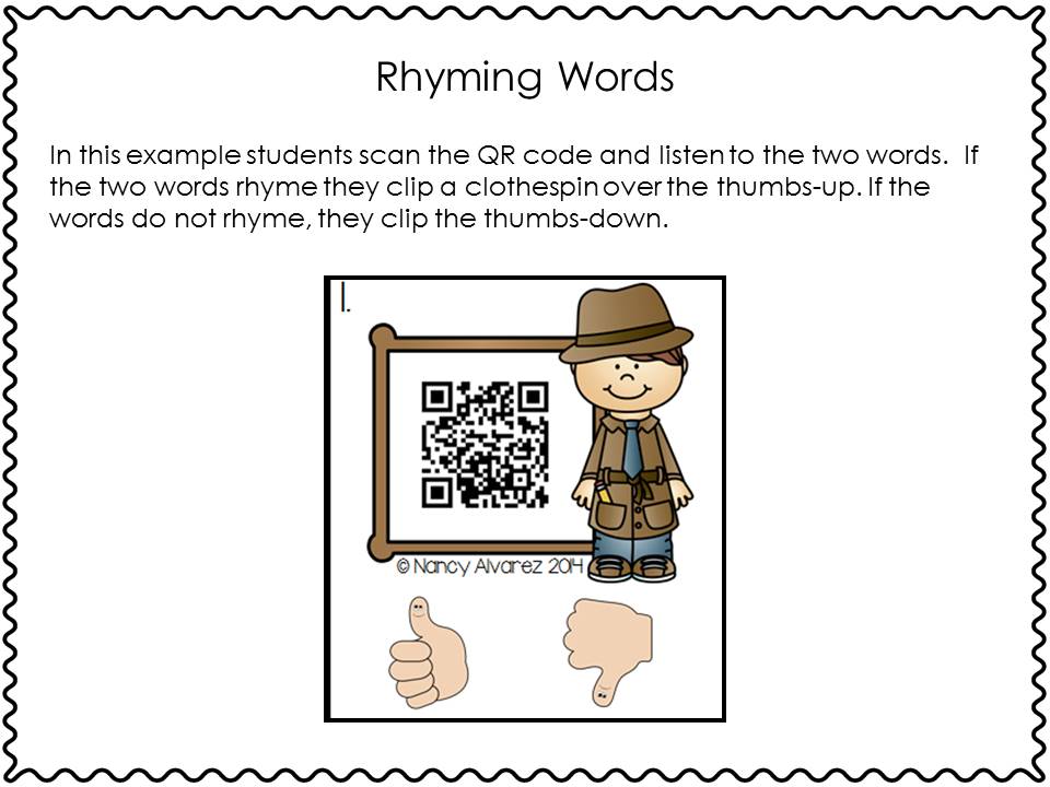 QR Code Rhyming 