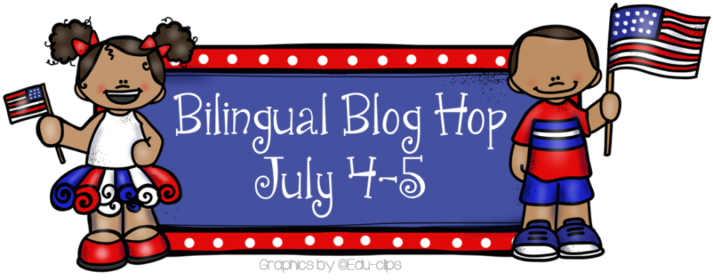 4th of July Bilingual Blog Hop Header