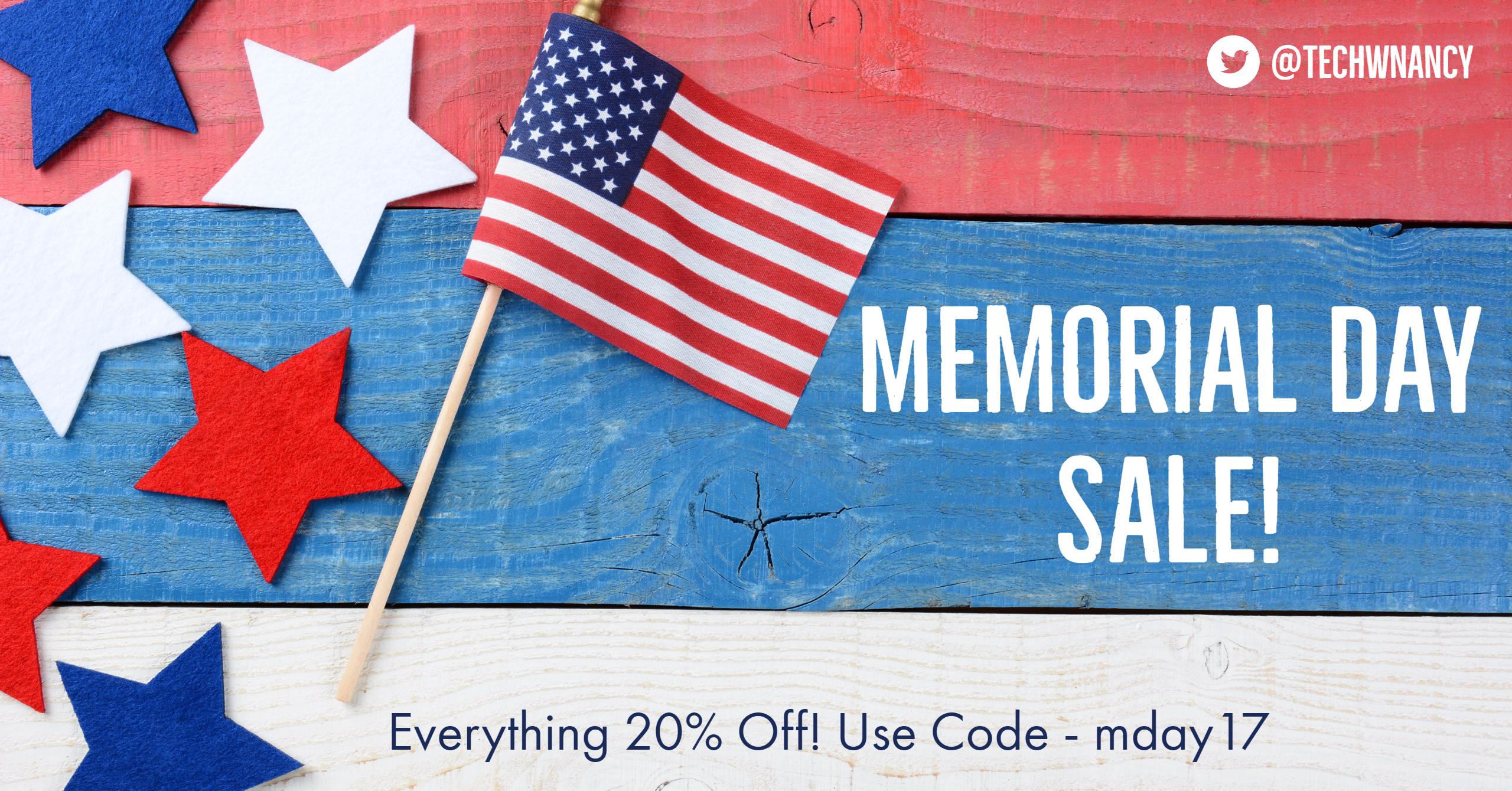 Memorial Day Sale Teaching with Nancy