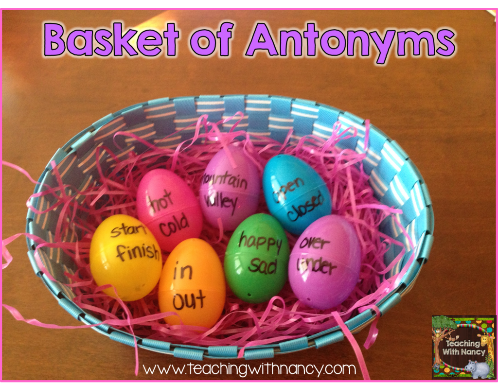 Basket of Antonyms