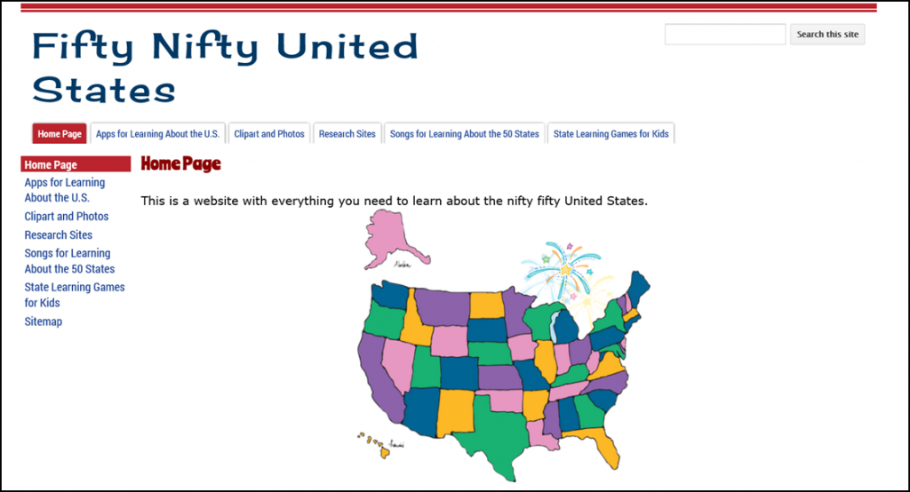 Fifty Nifty United States Research site.