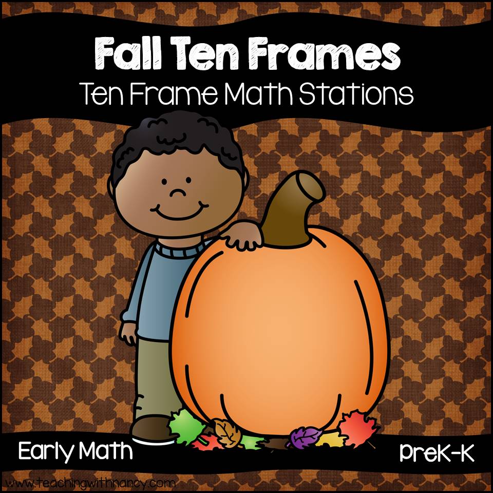 Fall Pumpkin Ten Frames