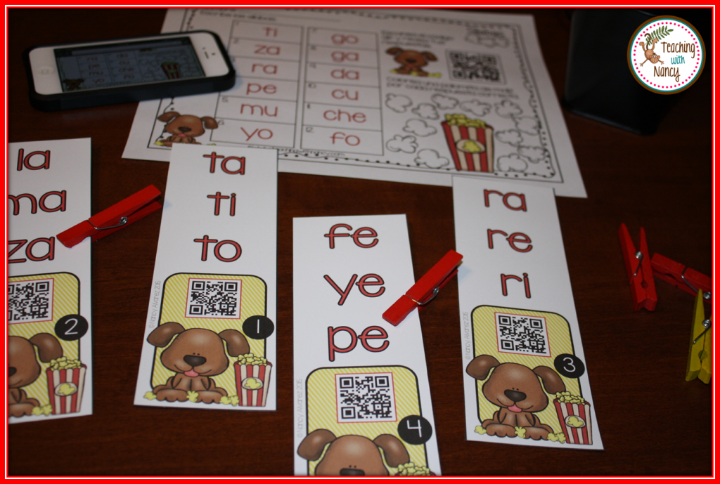 Teaching with Nancy QR Codes