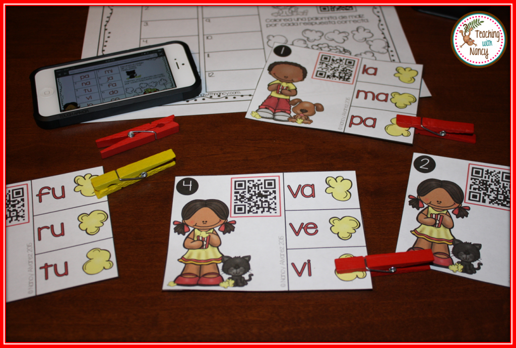 Teaching with Nancy QR Codes