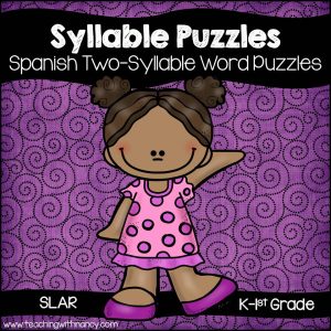 Spanish Syllable Puzzles