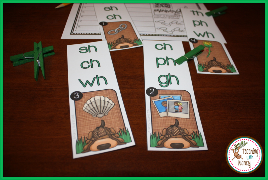 Sound Detective Initial Digraphs