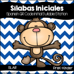 Spanish: Monkey Initial Syllable QR Code Station