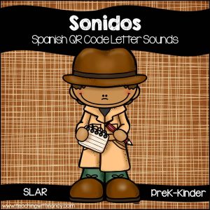 Spanish: Letter Sound Detective QR Code Station