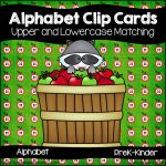 Alphabet Upper and Lowercase Clip Cards
