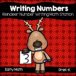 Reindeer Numeral Writing Practice 0-20