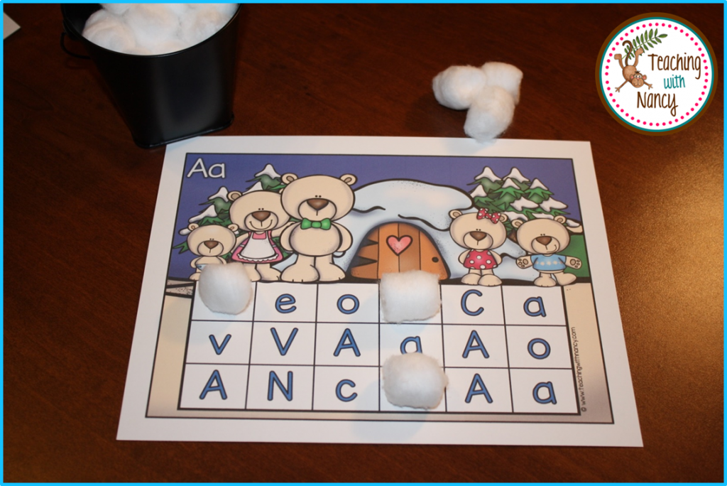 Winter ABC Letter Mats