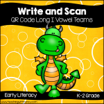 QR Code Write and Scan Long I Vowel Teams