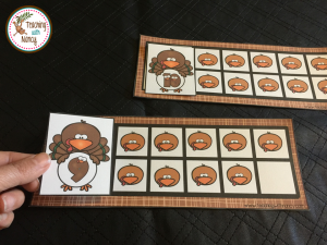 Turkey Ten Frames Math Stations