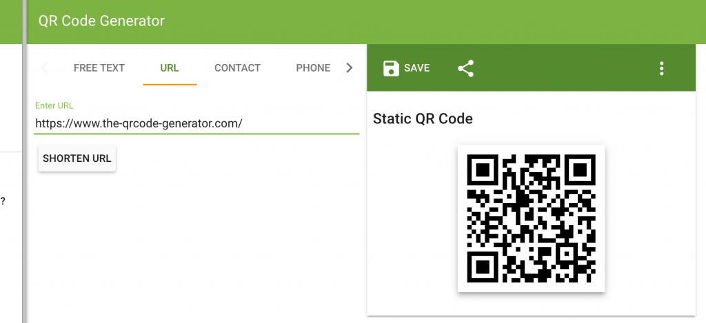 QR Code Generator 