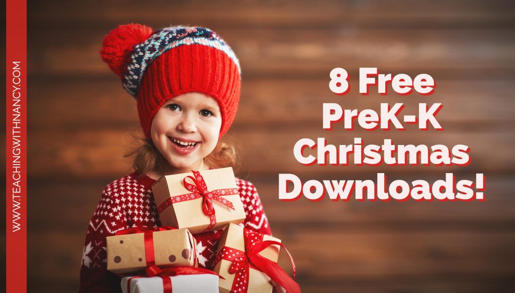 8 FREE PreK and K Christmas Downloads